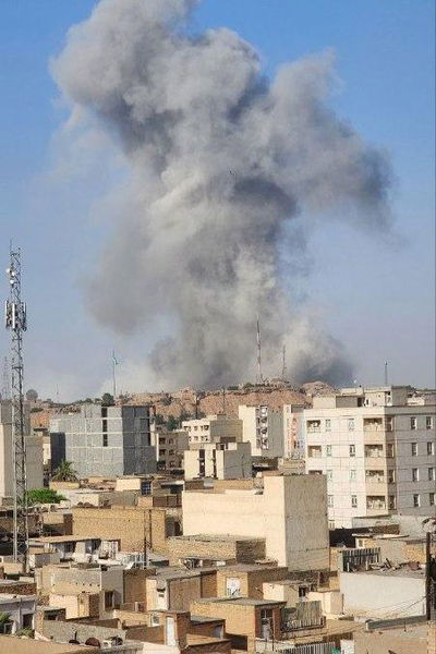 זירת תקיפה באיראן