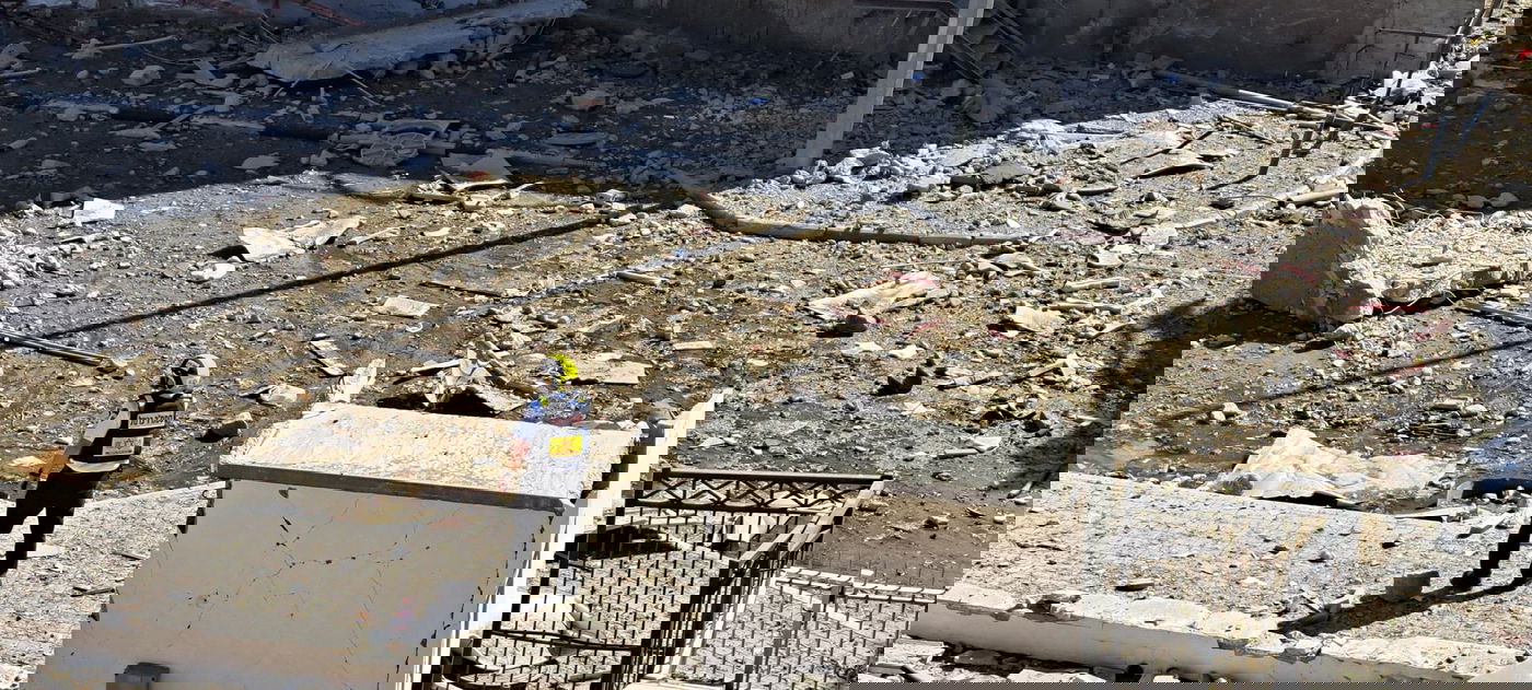 כוחות הצלה בזירה 