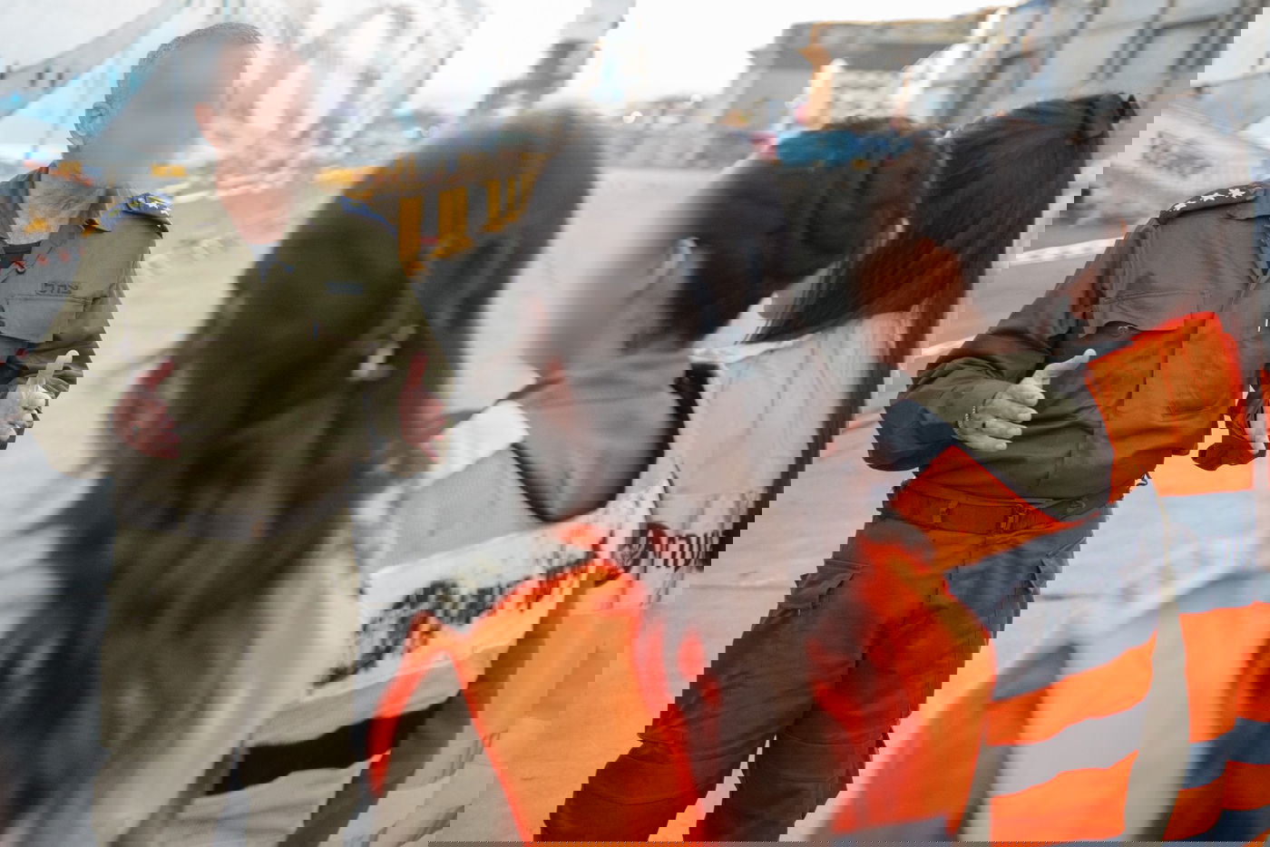 עגינת האונייה בנמל אשדוד