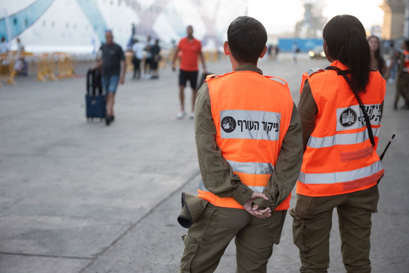 עגינת האונייה בנמל אשדוד