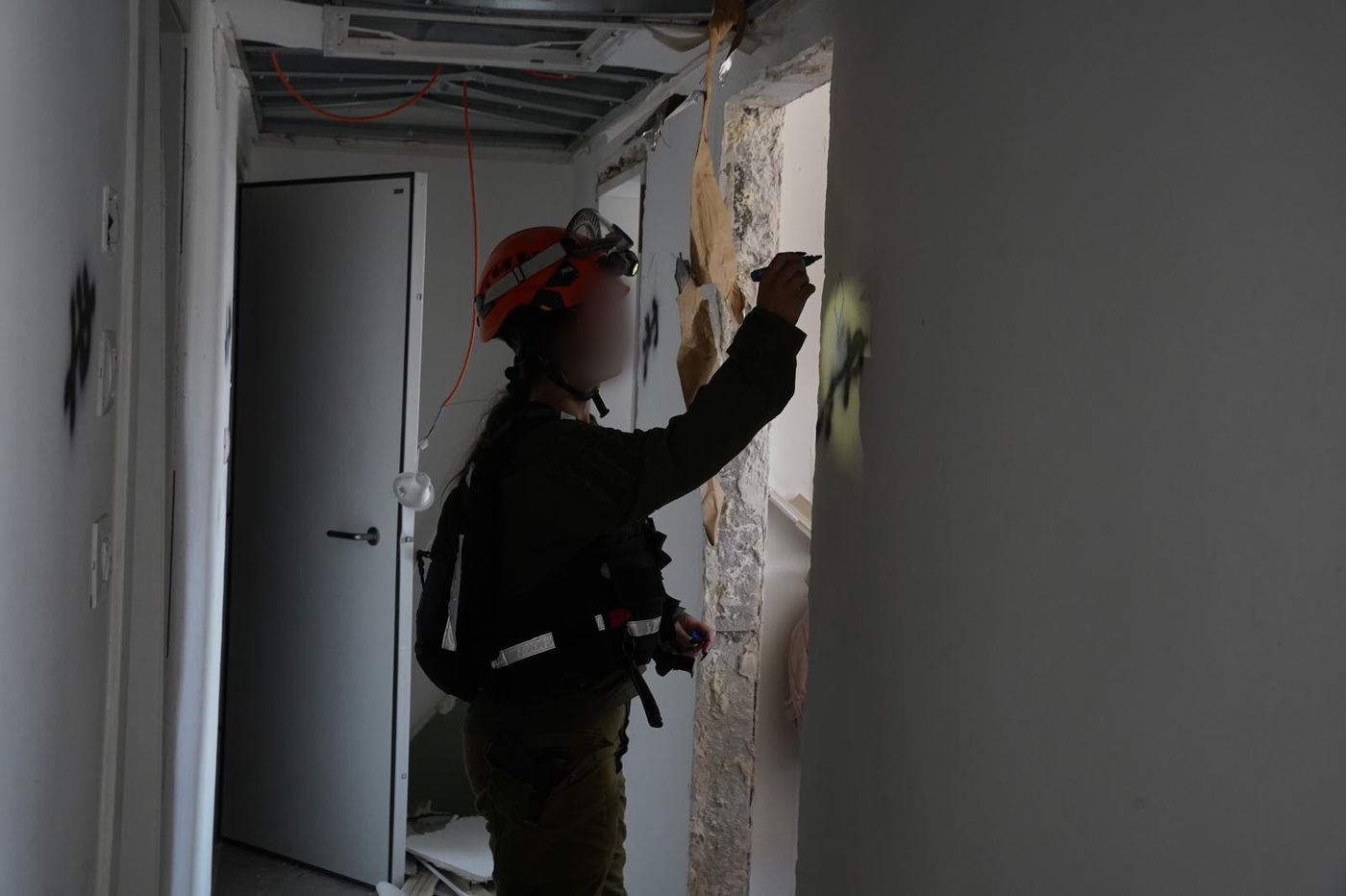 זירת הנפילה בבאר שבע