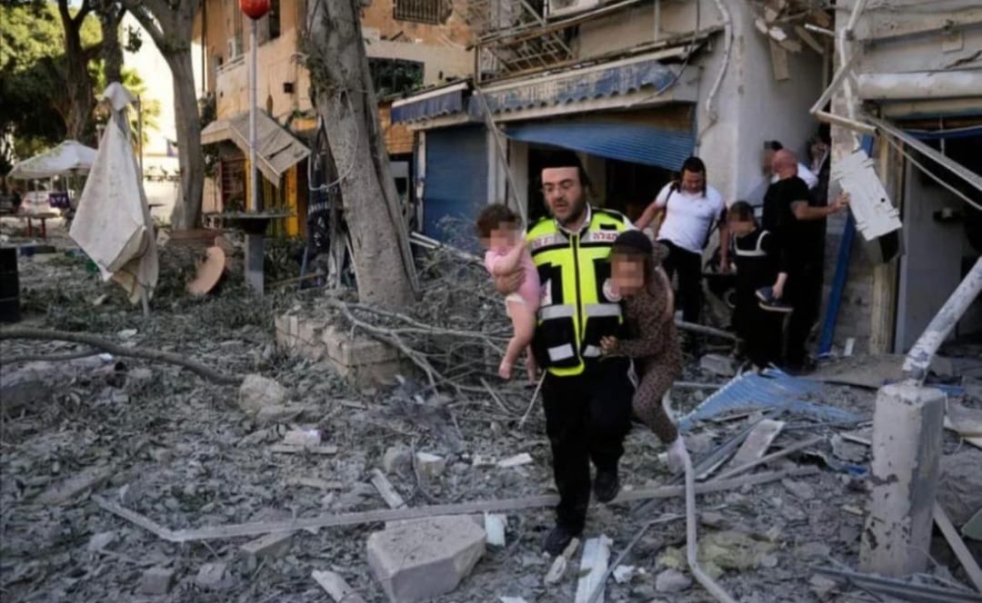 זירת הנפילה בחיפה הבוקר