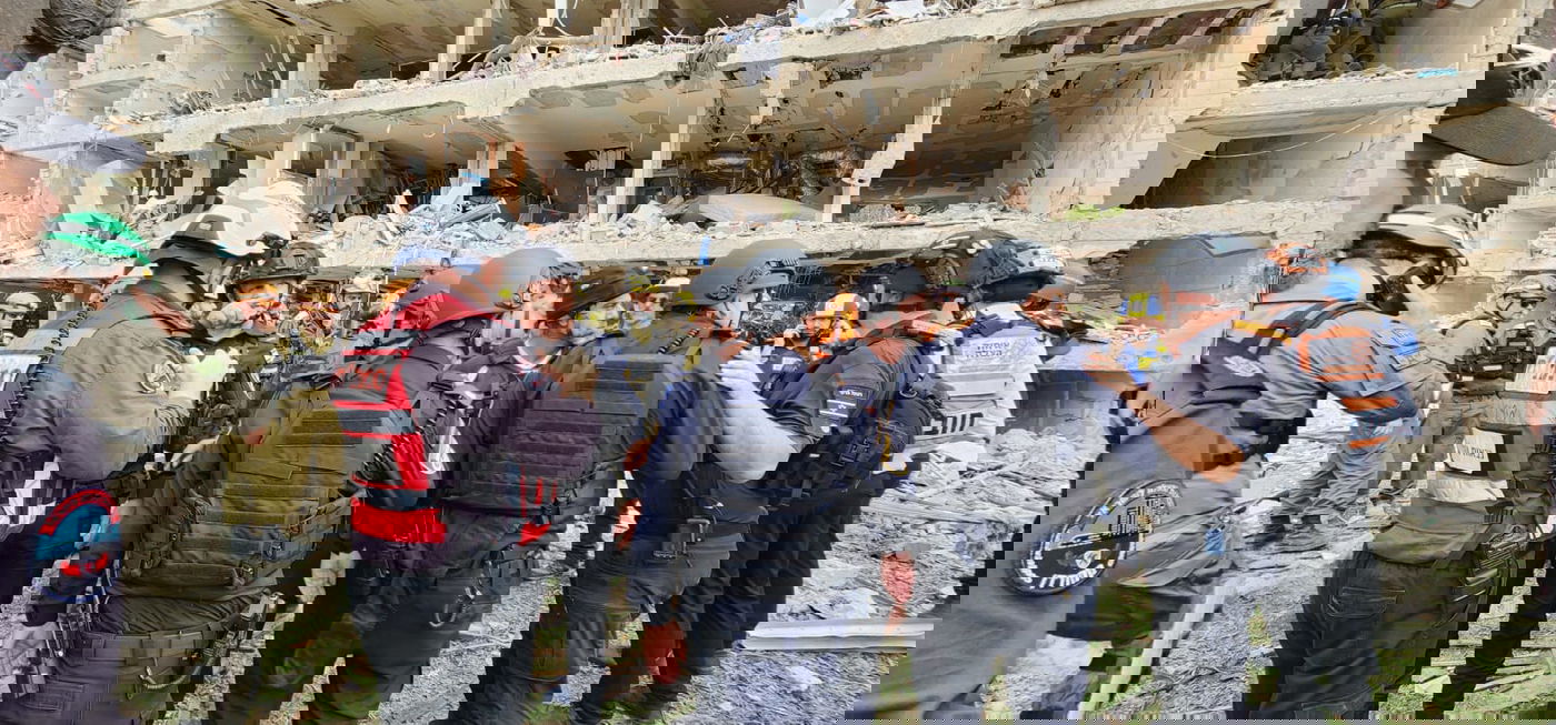 זירת הנפילה בתל אביב