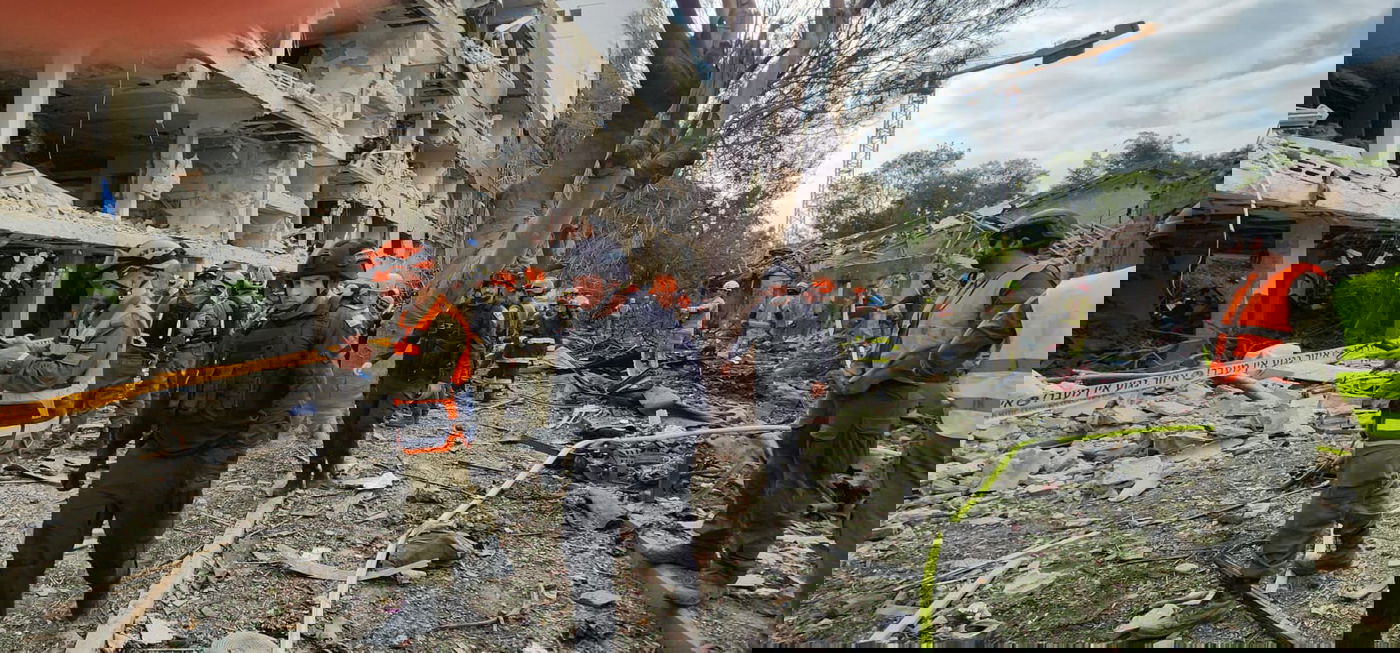 זירת הנפילה בתל אביב