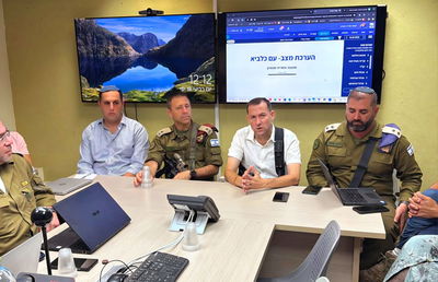 אלוף פיקוד המרכז עם ראש מועצת שומרון