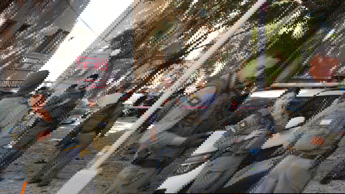 לוחמי מג"ב פועלים בזירות הנפילה