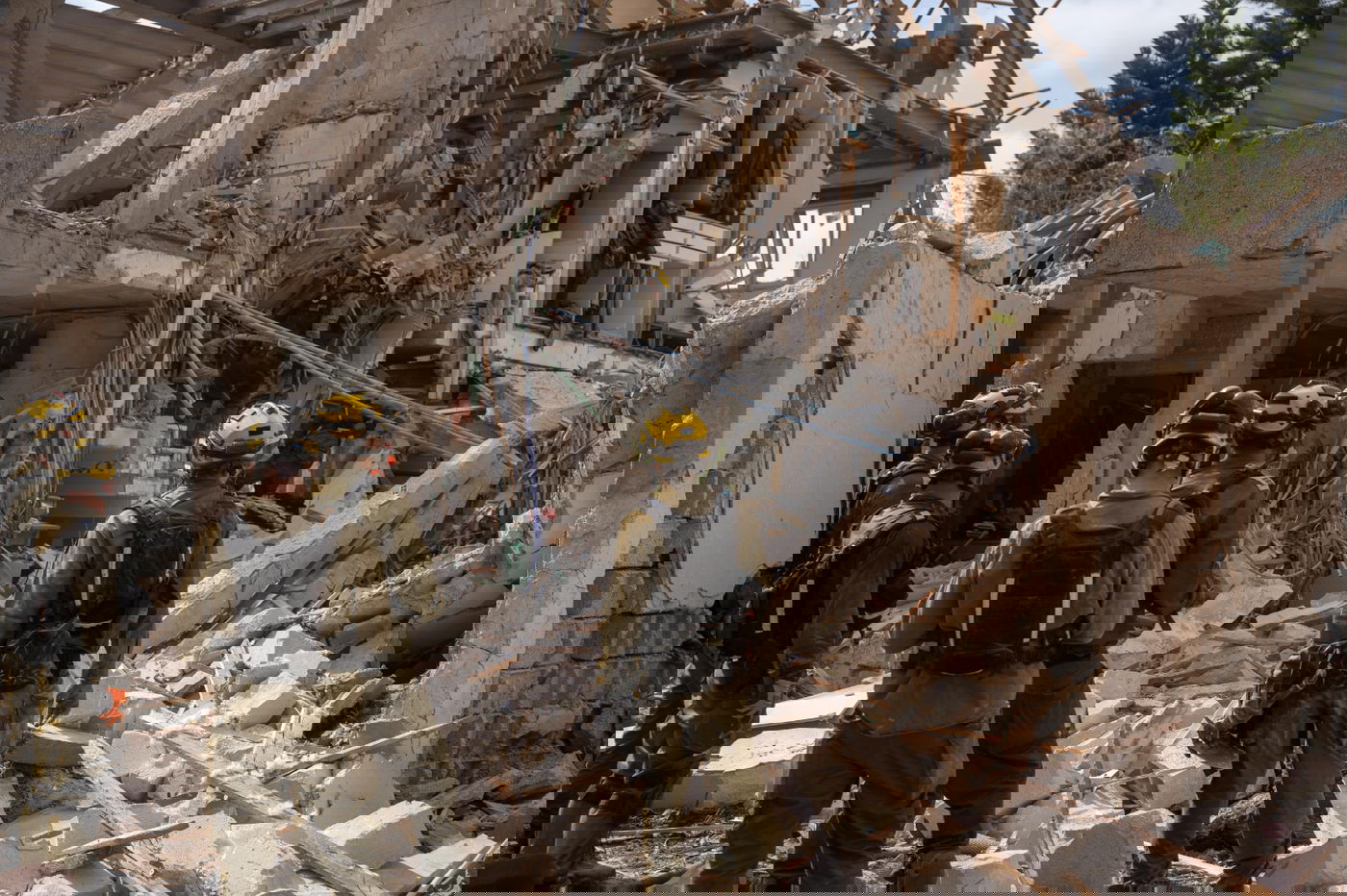 פעילות כוחות פיקוד העורף בזירות הנפילה