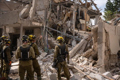 פעילות כוחות פיקוד העורף בזירות הנפילה