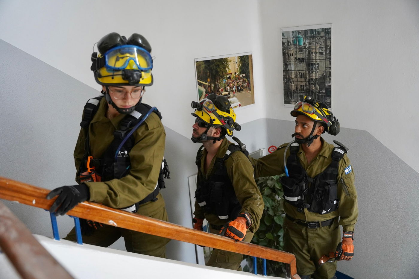 פעילות כוחות פיקוד העורף בזירת נפילה