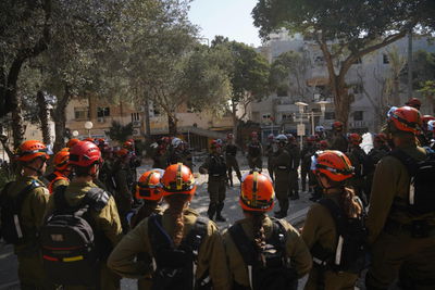 פעילות כוחות פיקוד העורף בזירות הנפילה