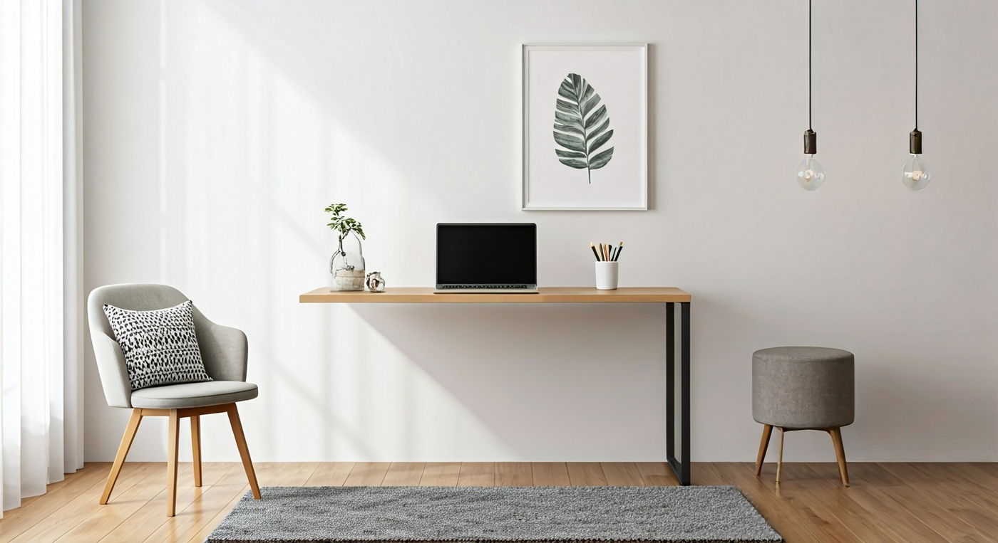 פינת עבודה עם טקסטורורת