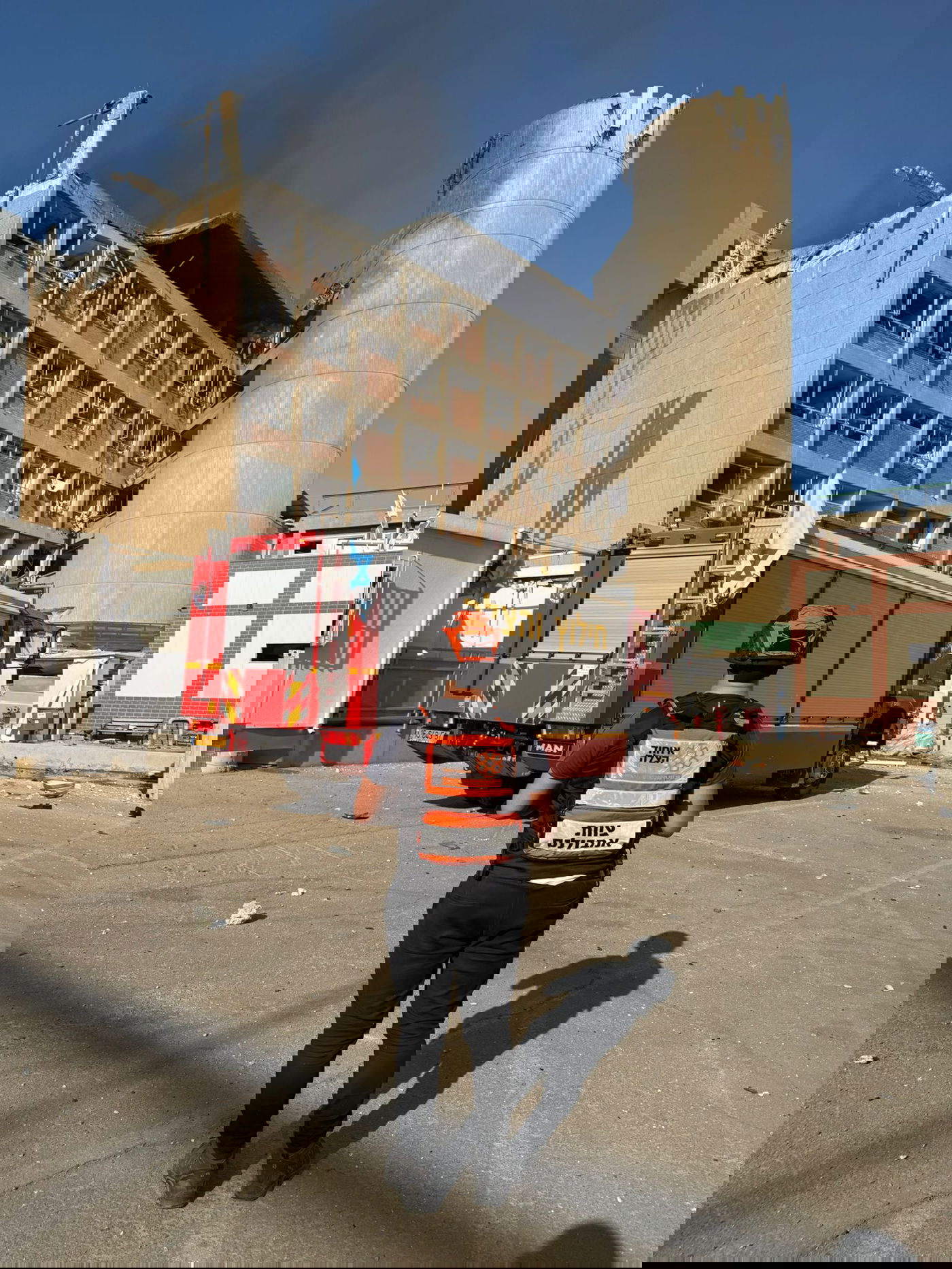 מתנדבי איחוד הצלה בזירות הנפילה