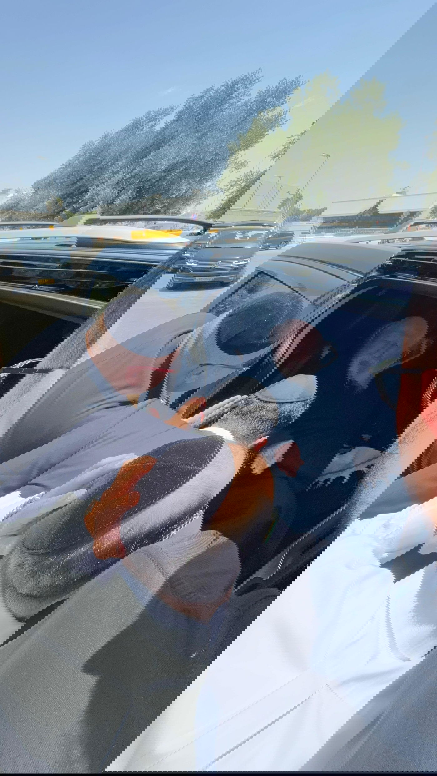 האדמו"ר מגור בהגעתו לארץ