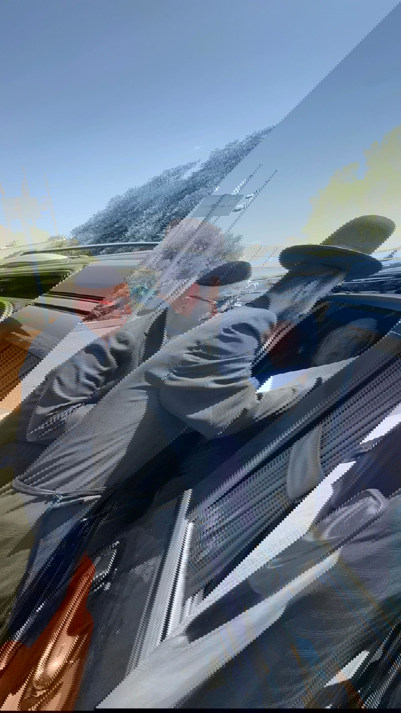 האדמו"ר מגור בהגעתו לארץ