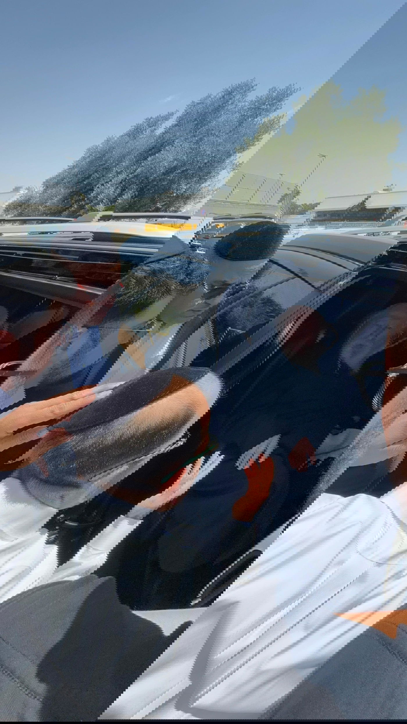 האדמו"ר מגור בהגעתו לארץ