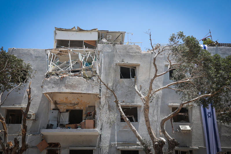 זירת הנפילה בחיפה