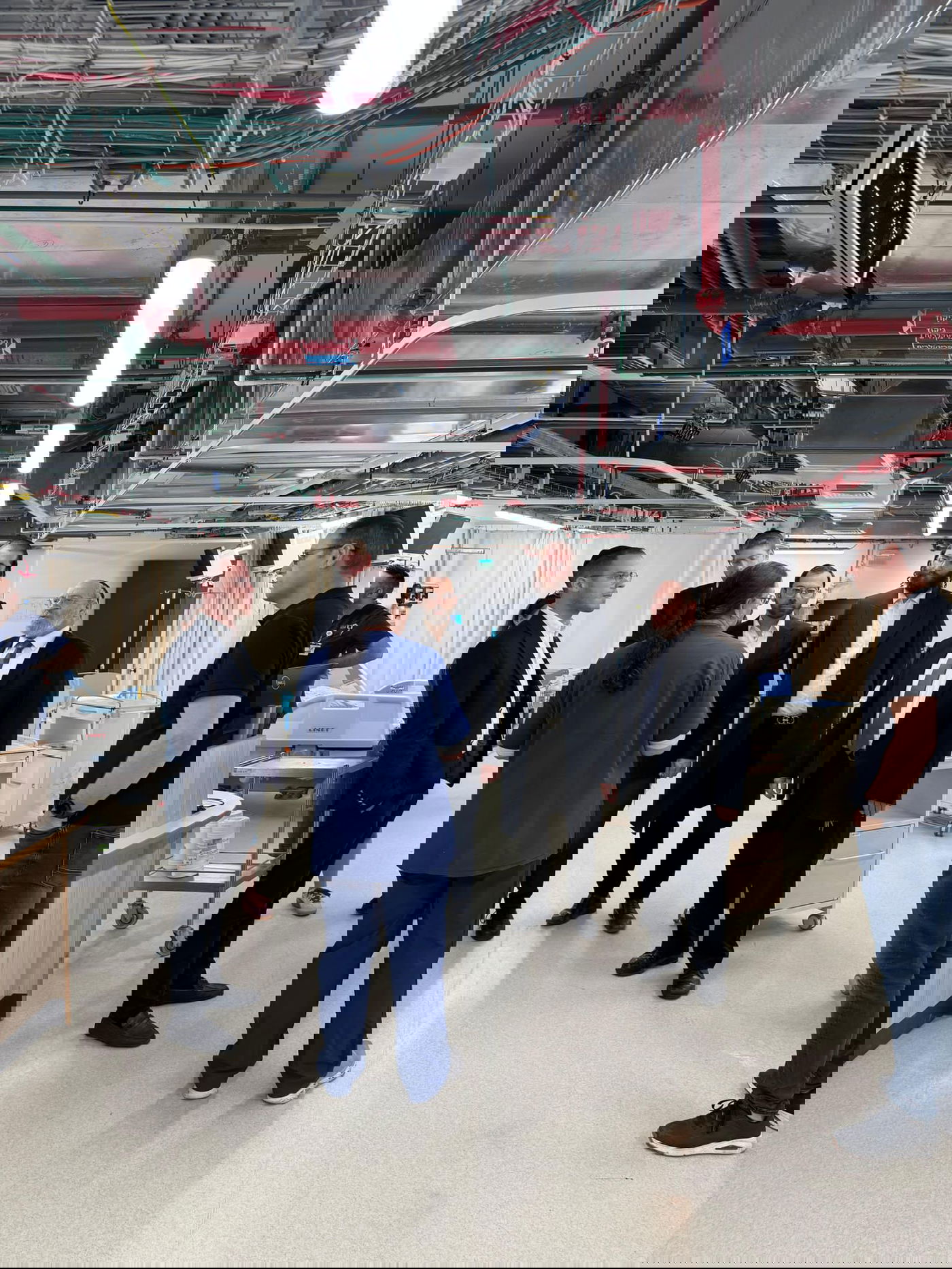 היועצים הרפואיים של ארגון 'מזור' בסיור במתחם הממוגן של שערי צדק