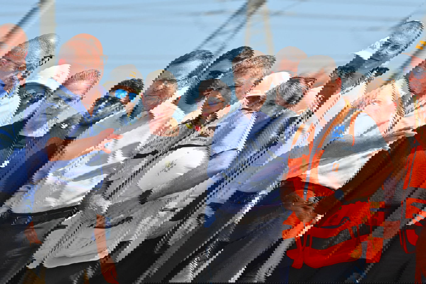 הנשיא בזירת הנפילה