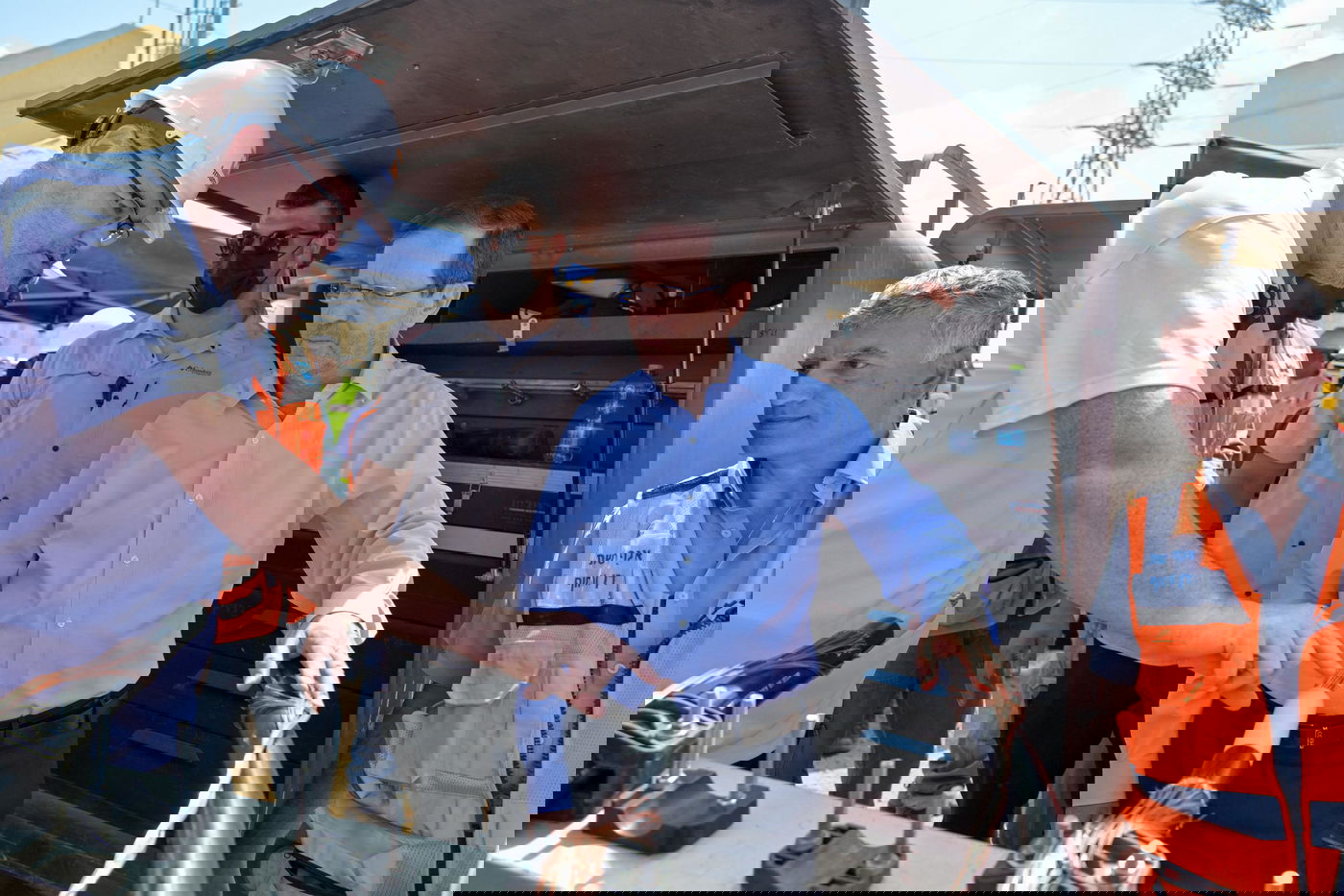 הנשיא בזירת הנפילה