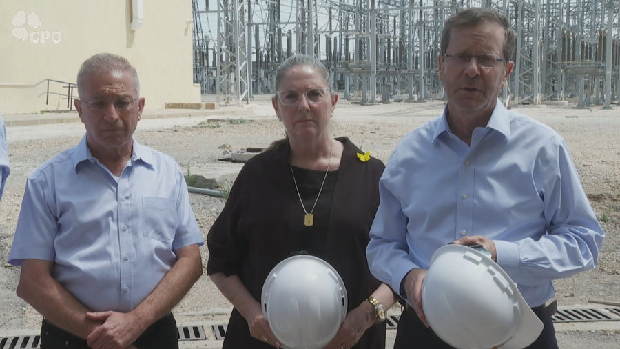 הנשיא בזירת הנפילה