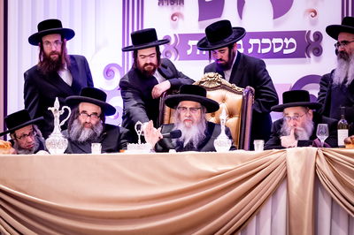 סיום מסכת בכורות בחצה"ק סאטמר