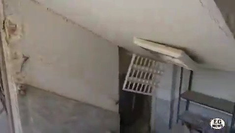 ההרס בבית הכלא של מתנגדי המשטר באיראן