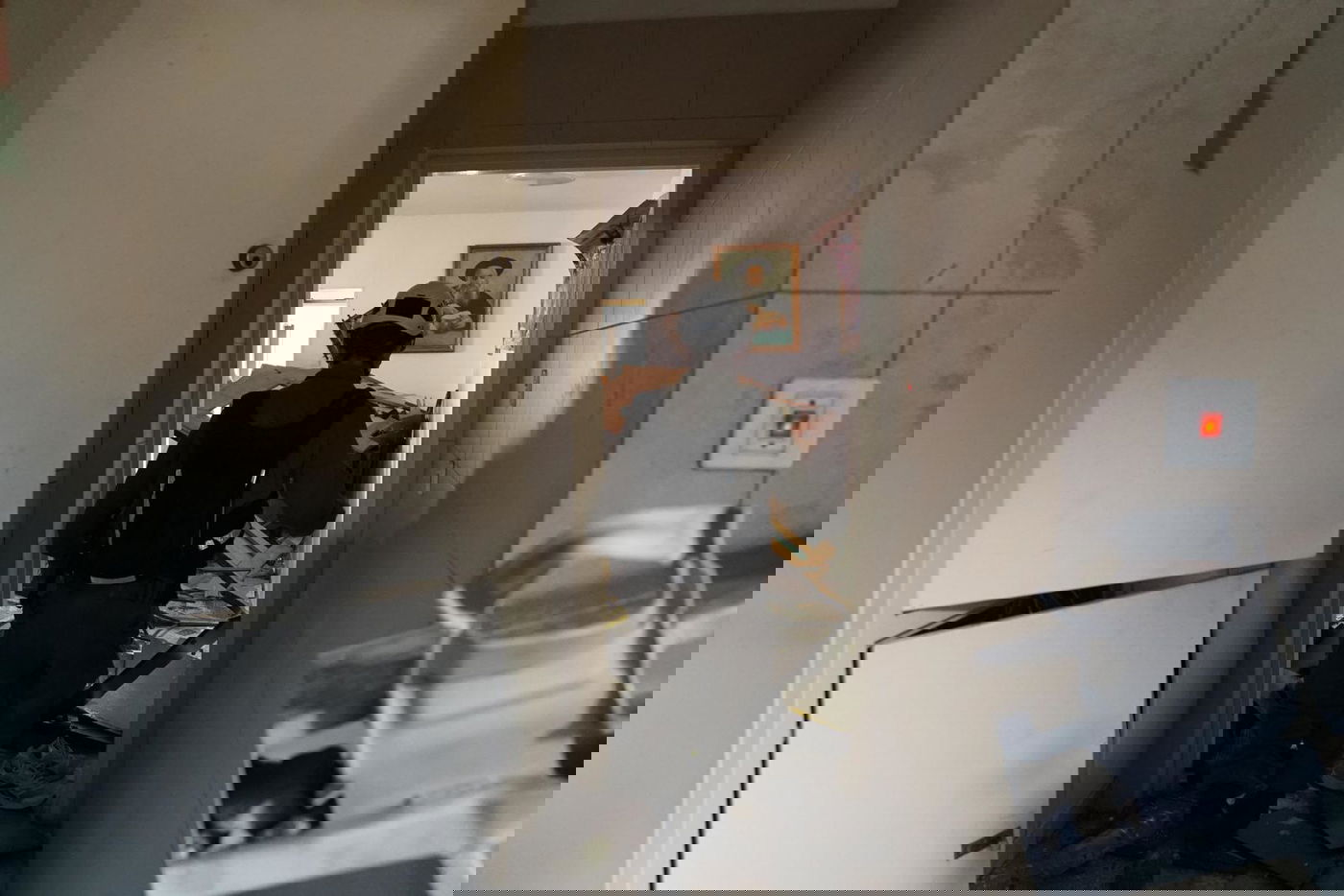 כוחות פיקוד העורף בזירת הנפילה בבאר שבע