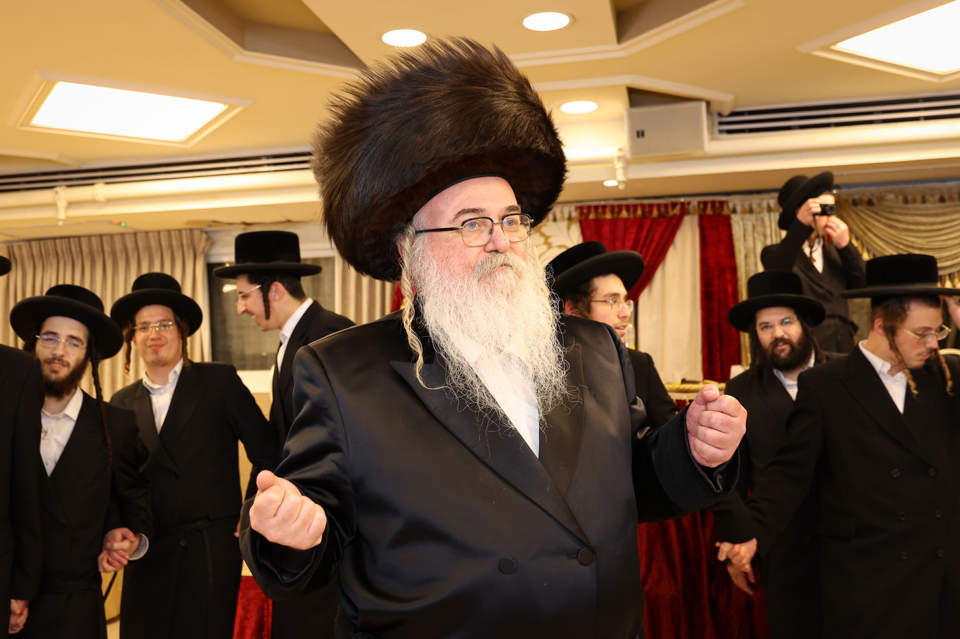 שמחת בר המצווה לנכדו הראשון של הרה"צ רבי אלימלך בידרמן