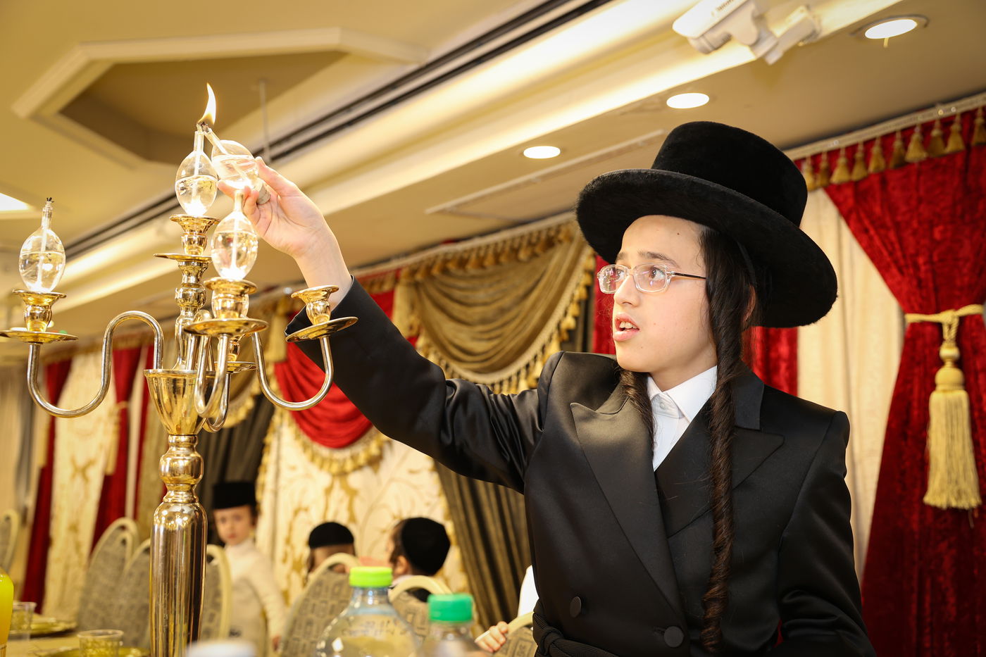 שמחת בר המצווה לנכדו הראשון של הרה"צ רבי אלימלך בידרמן