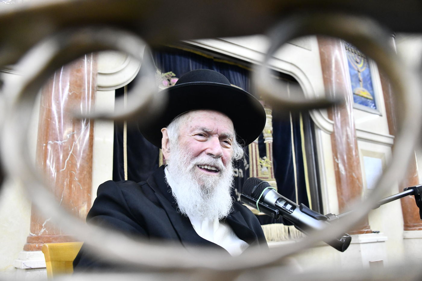 עצרת חיזוק בבית הכנסת ברמת אלחנן