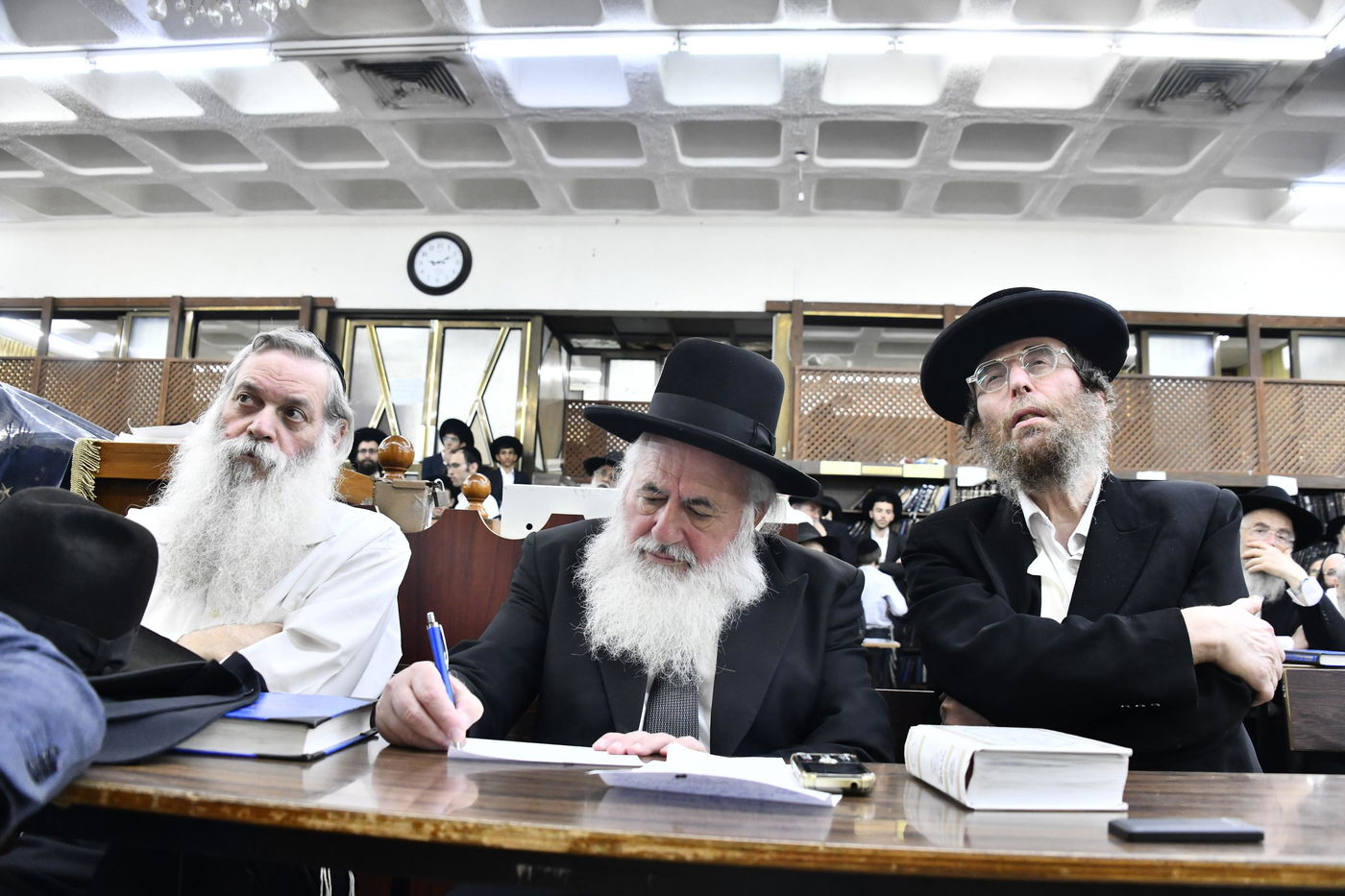 עצרת חיזוק בבית הכנסת ברמת אלחנן