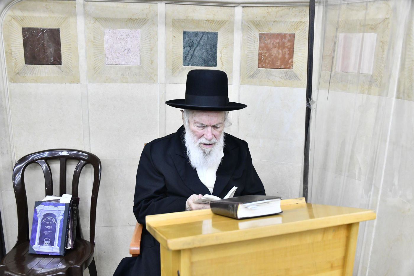 עצרת חיזוק בבית הכנסת ברמת אלחנן