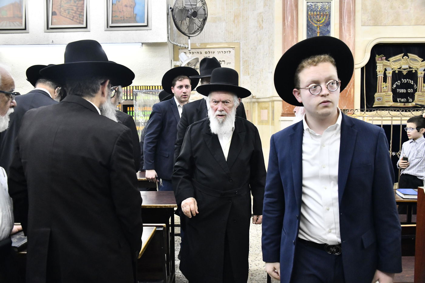 עצרת חיזוק בבית הכנסת ברמת אלחנן