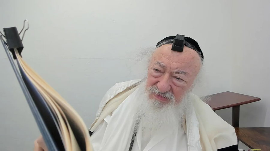 הרב יעקב דוד סטפנסקי בשיעור על מסכת בבא בתרא