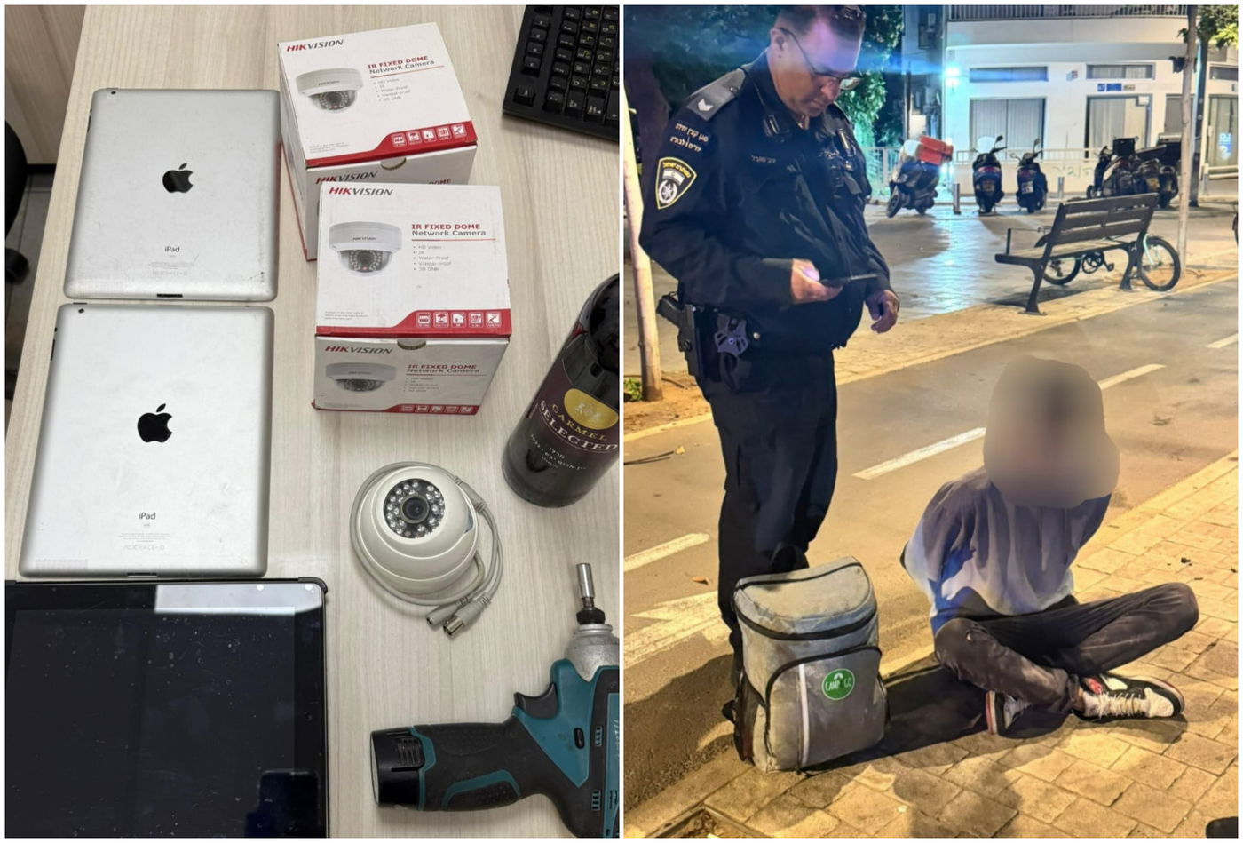 החשוד שנעצר ומה שגנב