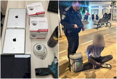 החשוד שנעצר ומה שגנב