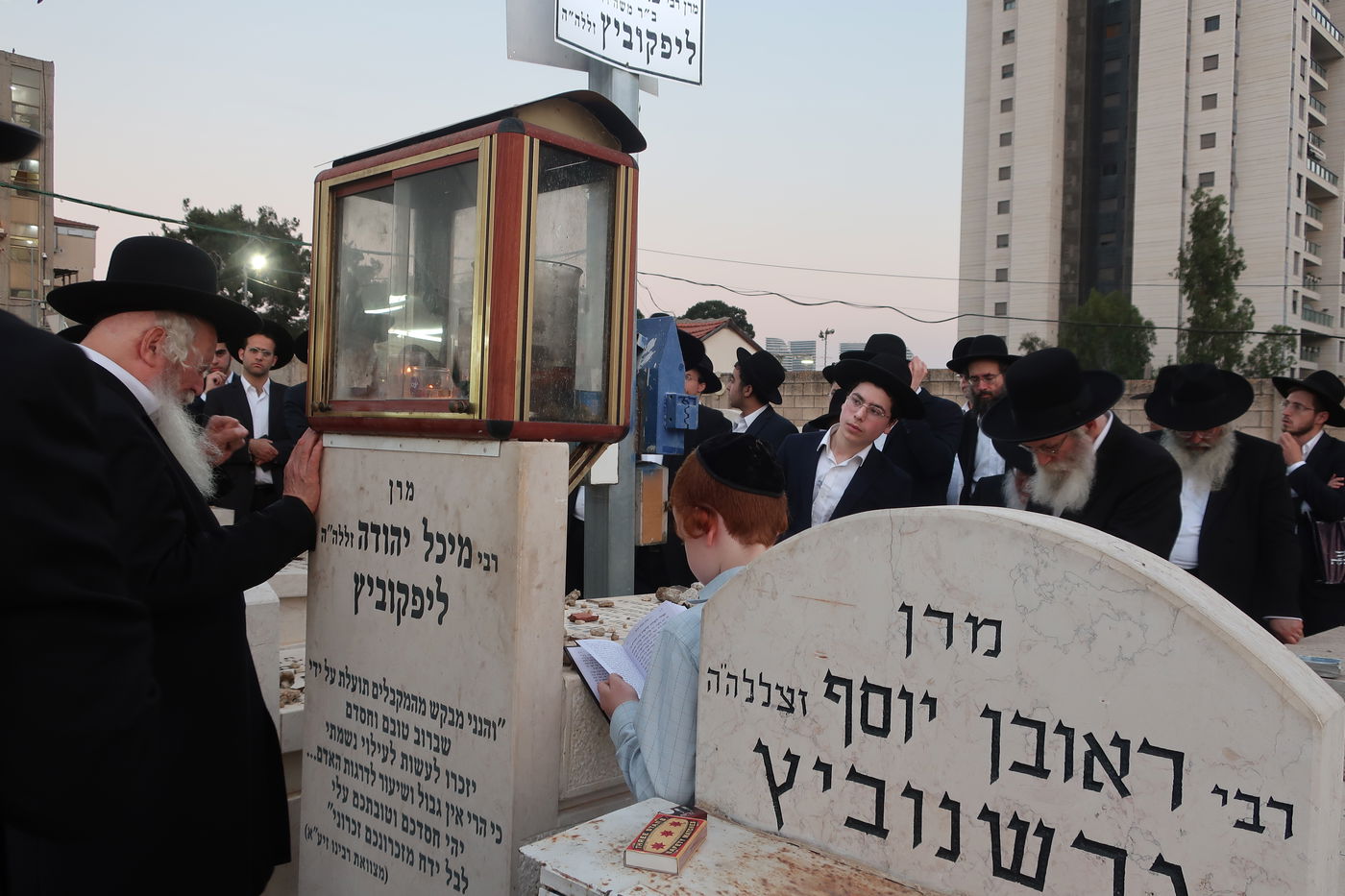 עליה לציונו של הגאון רבי מיכל יהודה ליפקוביץ
