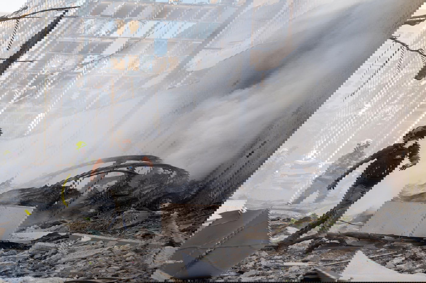 תמונות פעילות פיקוד העורף במבצע עם כלביא