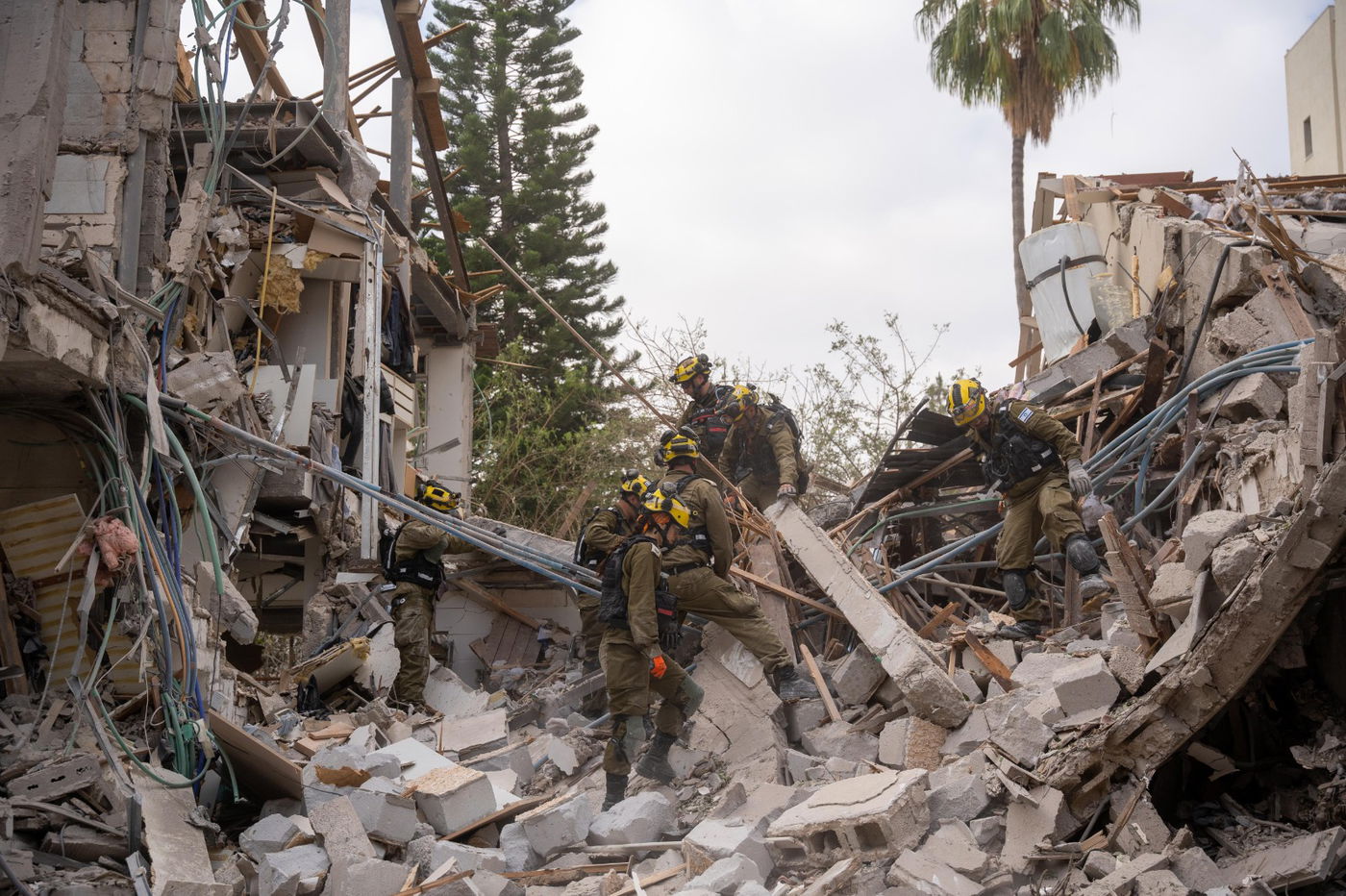 תמונות פעילות פיקוד העורף במבצע עם כלביא