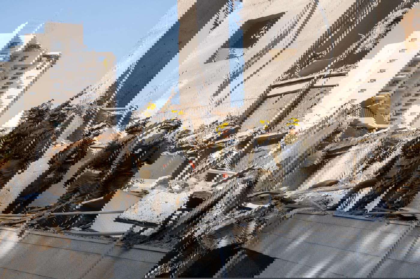 תמונות פעילות פיקוד העורף במבצע עם כלביא