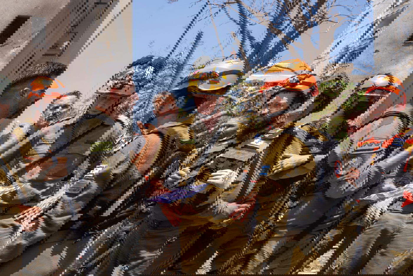 תמונות פעילות פיקוד העורף במבצע עם כלביא