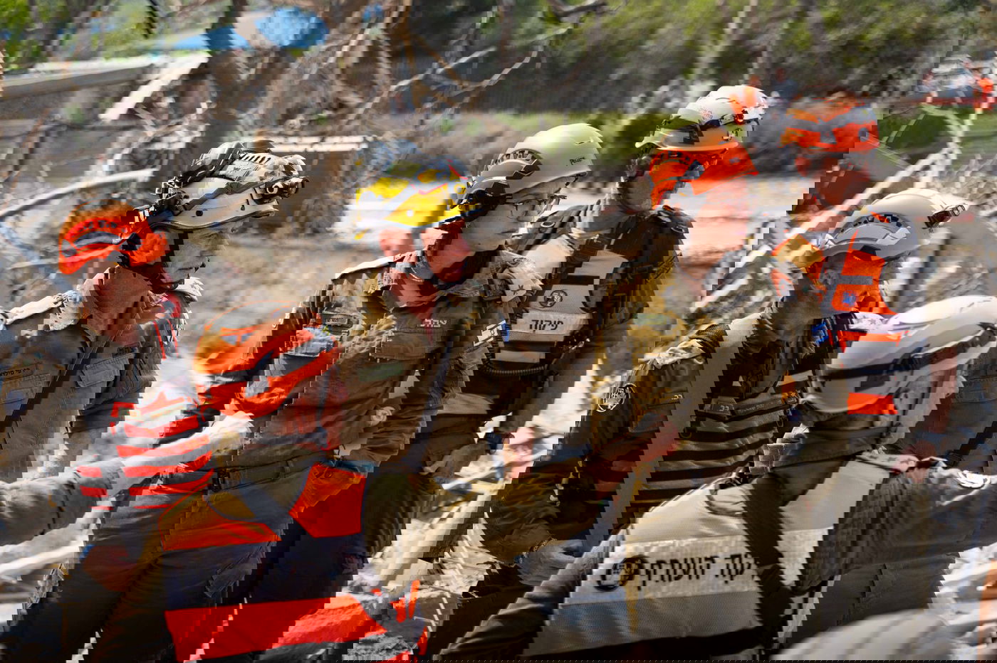 תמונות פעילות פיקוד העורף במבצע עם כלביא