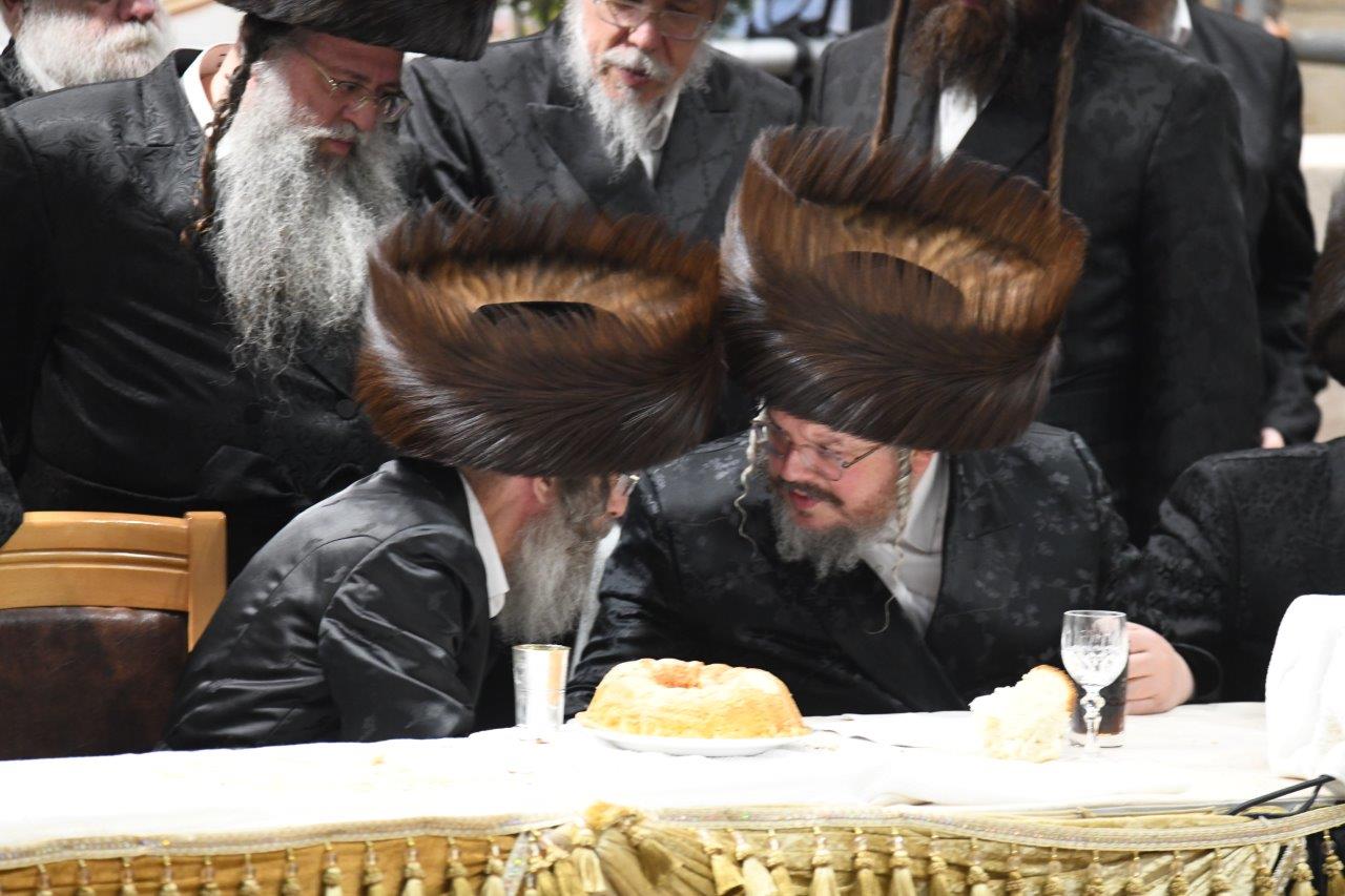 שמחת בית בעלזא - מעמד החתן מאל