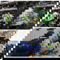 מתנדבי זק"א ת"א בזירות הקשות של נפילת הטילים