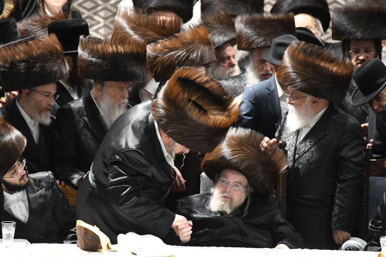 שמחת נישואי נכדת האדמו"ר מבעלזא