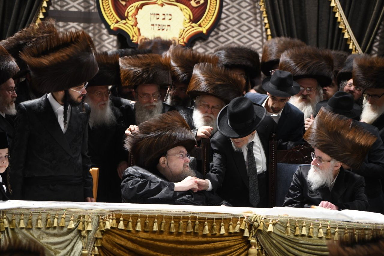 שמחת נישואי נכדת האדמו"ר מבעלזא