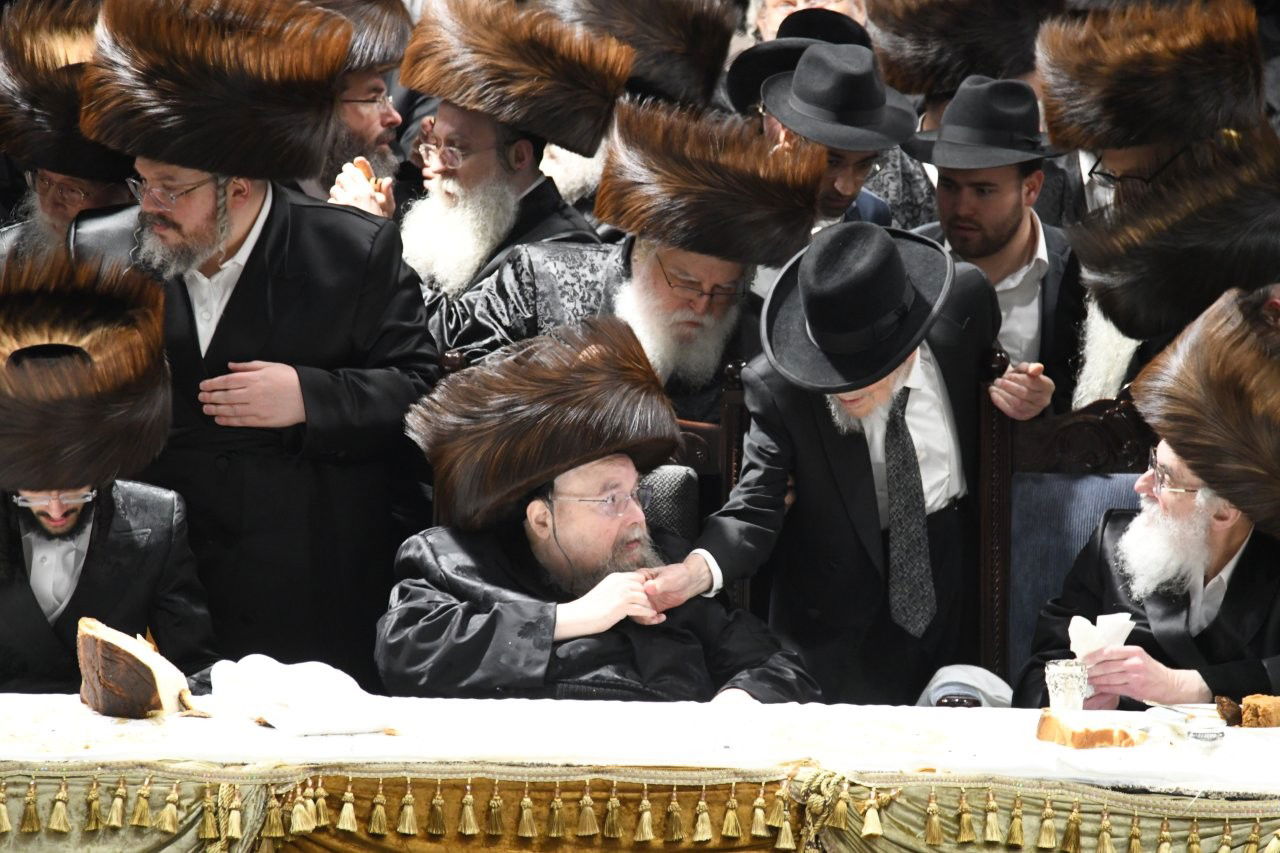 שמחת נישואי נכדת האדמו"ר מבעלזא