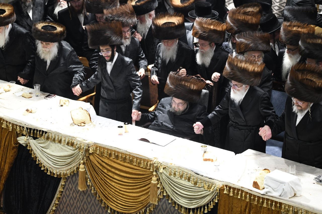 שמחת נישואי נכדת האדמו"ר מבעלזא