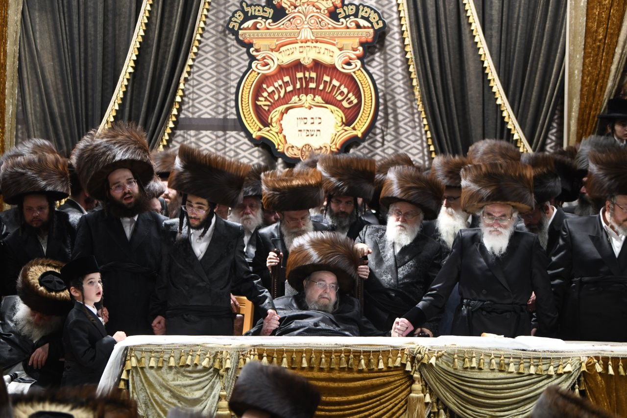 שמחת נישואי נכדת האדמו"ר מבעלזא