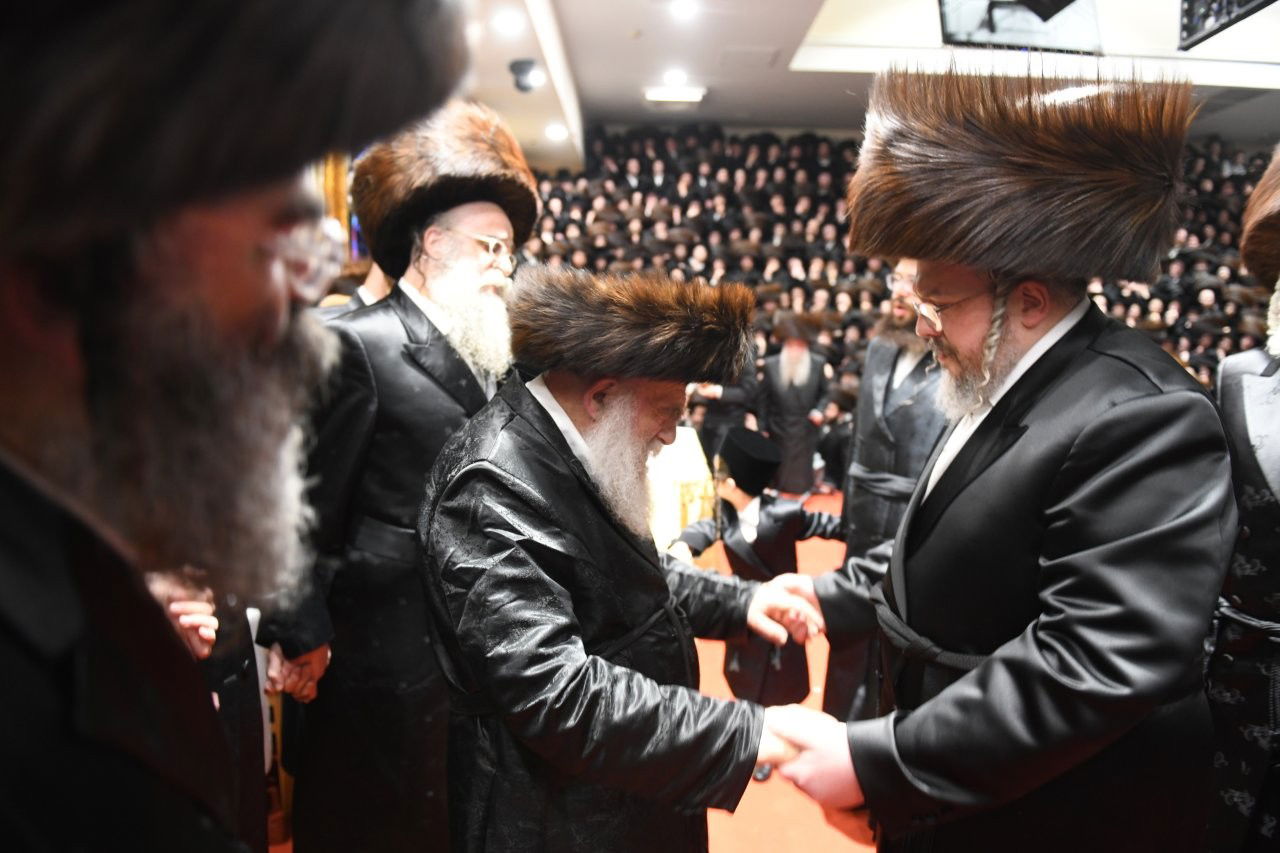 שמחת נישואי נכדת האדמו"ר מבעלזא